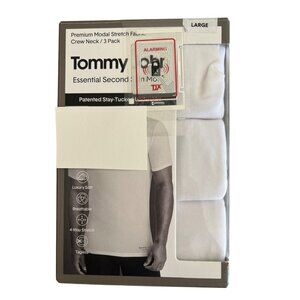 NWT Tommy John size L premium modal white tees undershirts